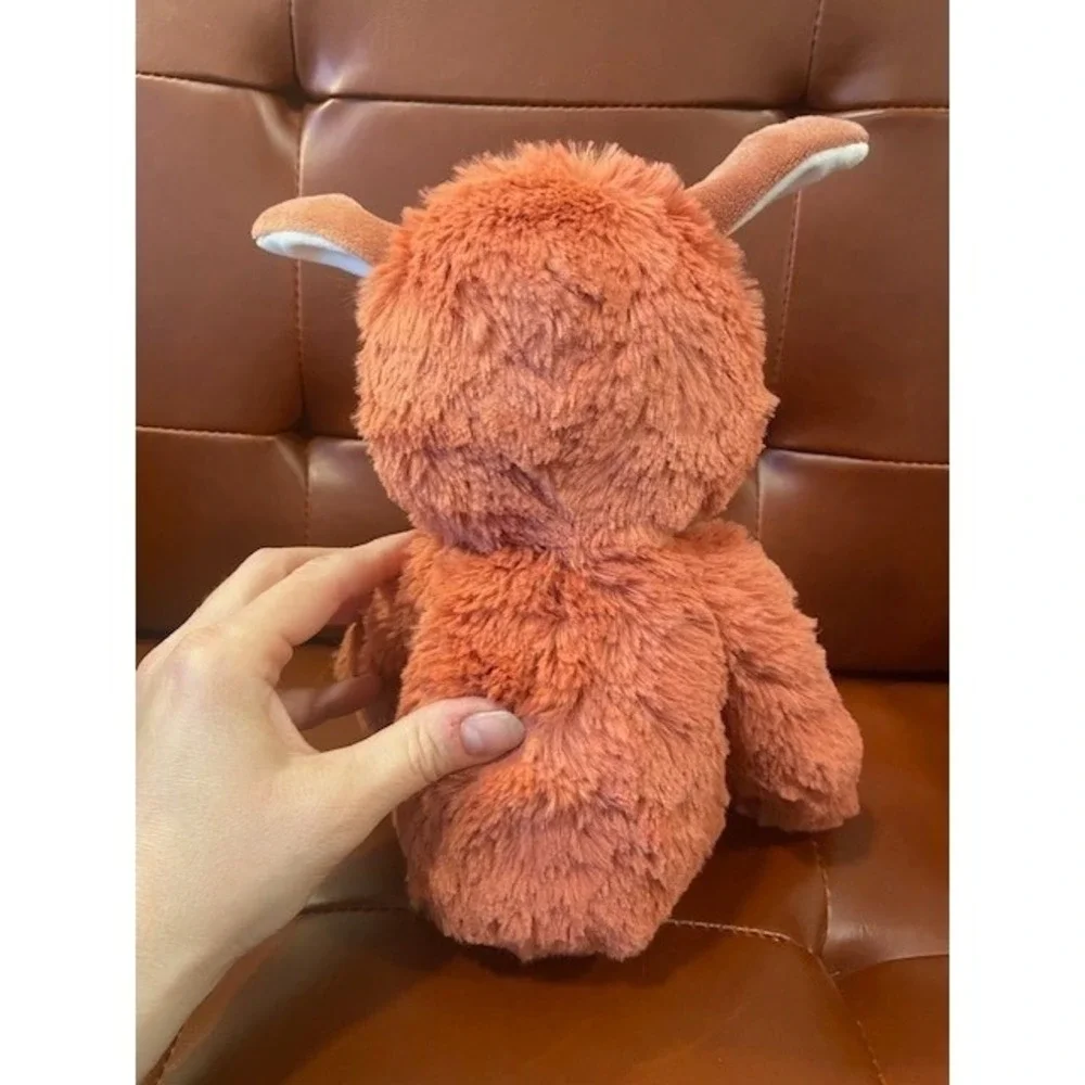 Slumberkins Alpaca Plush Rust Orange Stuffed Animal Emotional Support Toy 15
